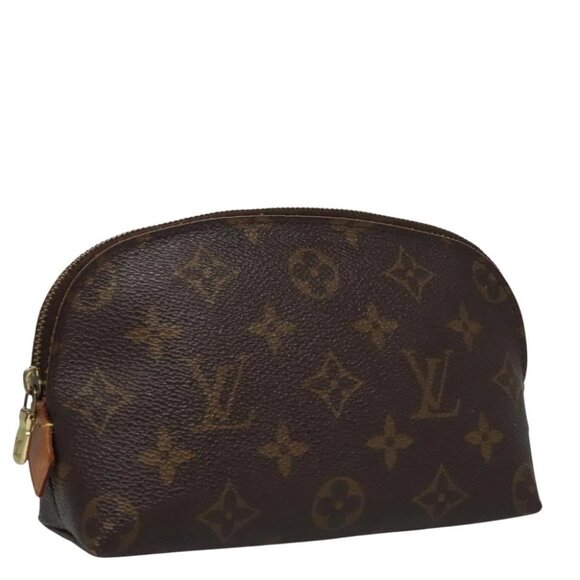LOUIS VUITTON Monogram Pochette Cosmetic PM Cosmetic Pouch M47515 LV Auth 113199 - Picture 1 of 14